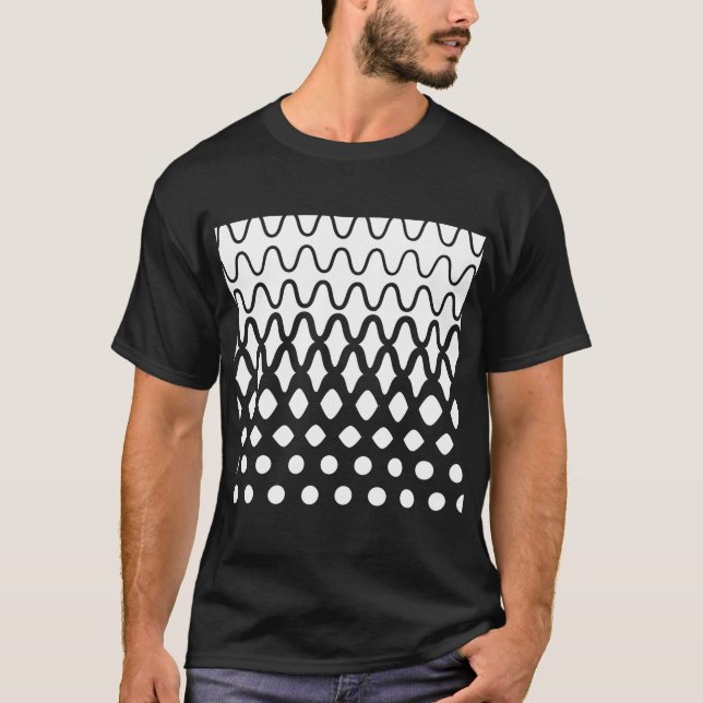 Vågar i partiklar t-shirt (Framsida)