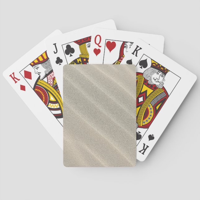 Vågar i Sand Casinokort (Baksidan)