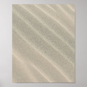 Vågar i Sand Poster