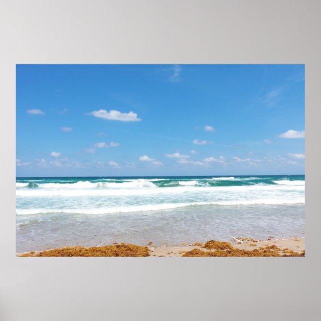 VÅGAR I SJÖGRÄS POSTER (Framsidan)