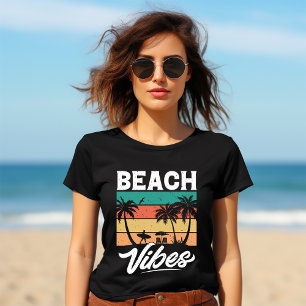 Vågar i Stil: Beach Roligt T-Shirt