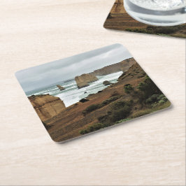 Vågar mot tiden - Underbar havsväg Underlägg Papper Kvadrat