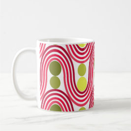 Vågar och cirklar kaffemugg
