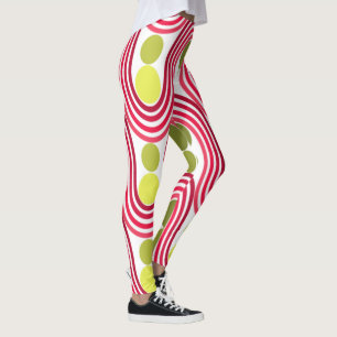 Vågar och cirklar leggings