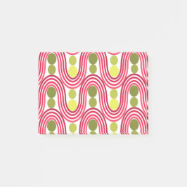 Vågar och cirklar post-it block