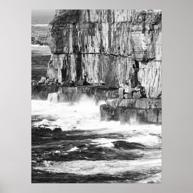 Vågar och sten - B&W 2 Poster (Framsidan)