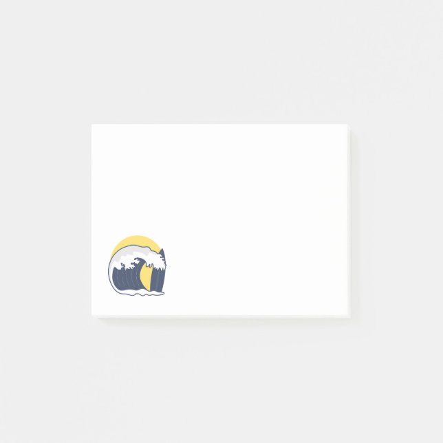 Vågar och surfa post-it block (Framsida)