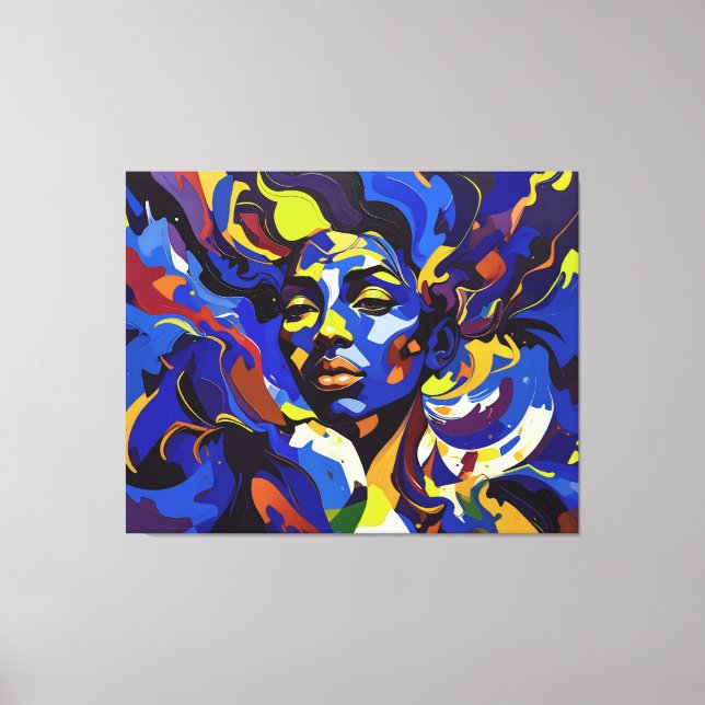 Vågar of Self Canvastryck (Framsida)