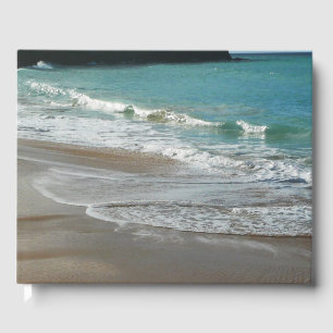 Vågar på Beach Turquise Blue Ocean Gästböcker