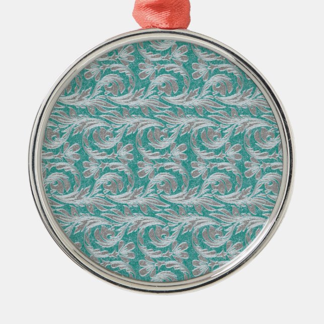 Vågar, Seafoam-White ROUND ORNAMENT (Framsidan)