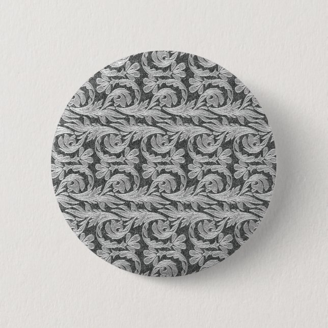 Vågar, Silver-Vit PIN-KNAPP Knapp (Framsida)