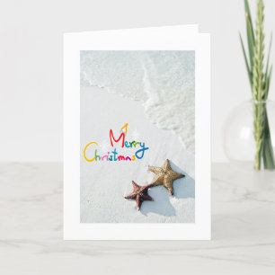VÅGAR/STAR FISH-HÄLSNING I CHRISTMAS AC-MILJÖER HELGKORT