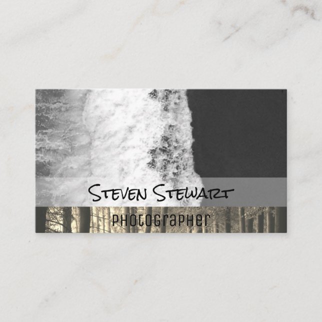 Vågar | TRÄD | Fotografi utomhus Visitkort (Framsida)