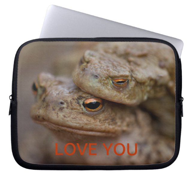 Vägar"Ugly Couple" Laptop sleeve (Framsidan)