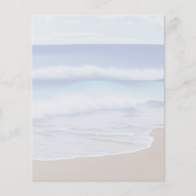 Vågar vid Beach Stationery (Framsida)