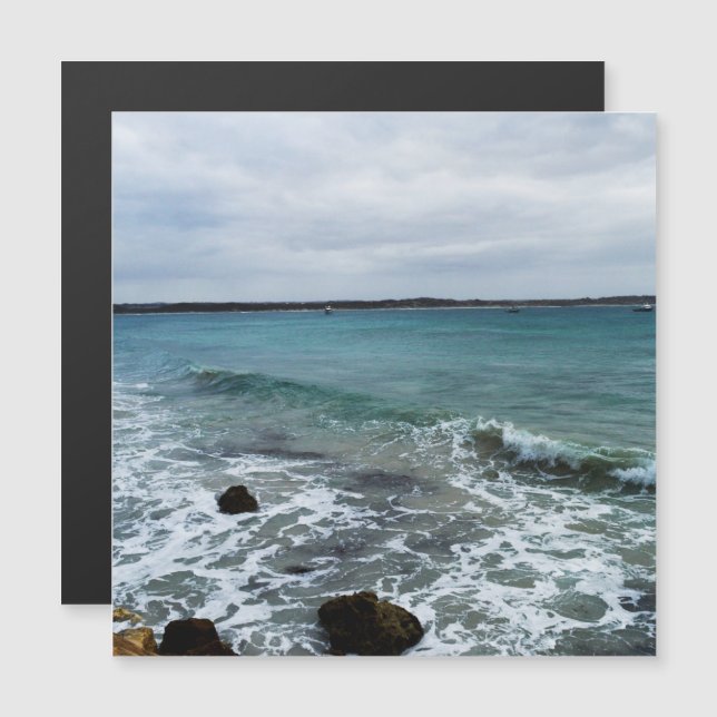 Vågar vid havet, (Fram/baksida)