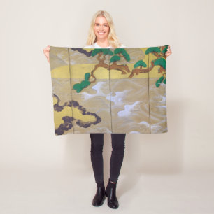 Vågar vid Matsushima (Höger), Tawaraya Sotatsu Fleecefilt