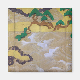 Vågar vid Matsushima (Höger), Tawaraya Sotatsu Magnet