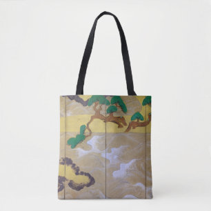 Vågar vid Matsushima (Höger), Tawaraya Sotatsu Tygkasse