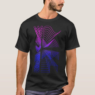 Vågar Waveform Audio Digital Design Modular Gift 1 T Shirt