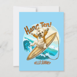 Vågar & Woofs Önskemål Vykort