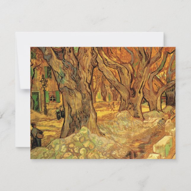 Vägarbetare av Vincent van Gogh (Framsida)