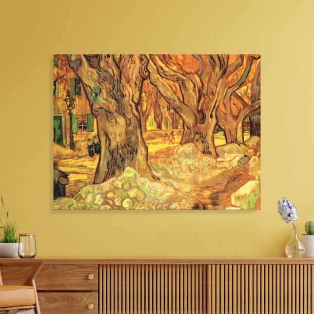 Vägarbetare av Vincent van Gogh Canvastryck (Insitu (Vardagsrum))