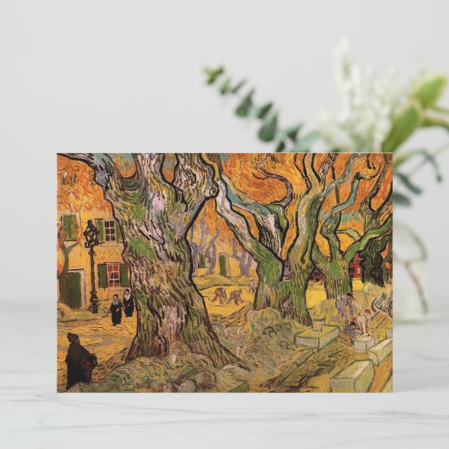 Vägarbetare av Vincent van Gogh Inbjudningar (Stående Fram)