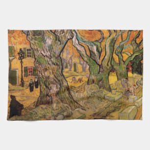 Vägarbetare av Vincent van Gogh Kökshandduk