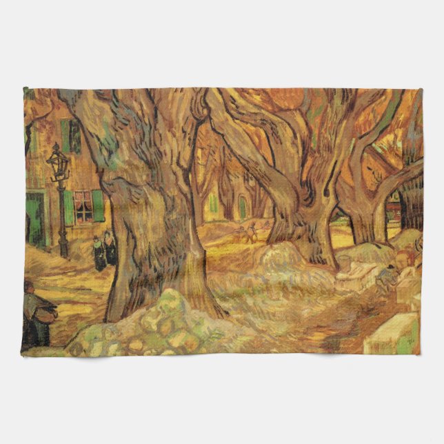 Vägarbetare av Vincent van Gogh Kökshandduk (Horisontell)