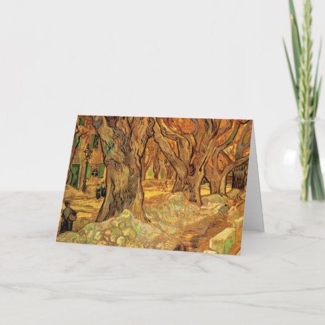 Vägarbetare av Vincent van Gogh Kort (Framsida)