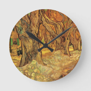 Vägarbetare av Vincent van Gogh Rund Klocka