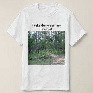 Vägarna reste mindre manar T-tröja T-shirt