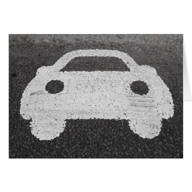 Vägbil Hälsningskort (Framsidan Horizontal)