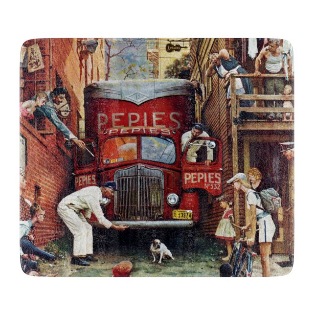 Vägblock av Norman Rockwell (Framsidan)