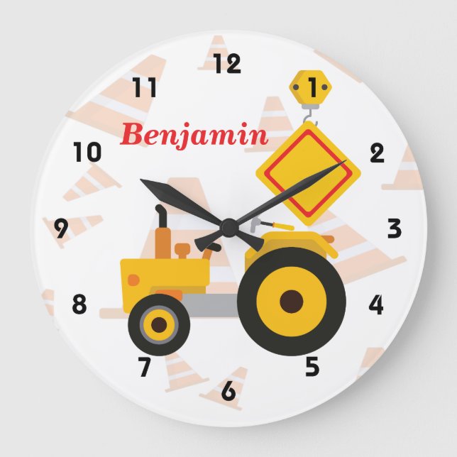 Vägbygge Stor Klocka (Framsida)