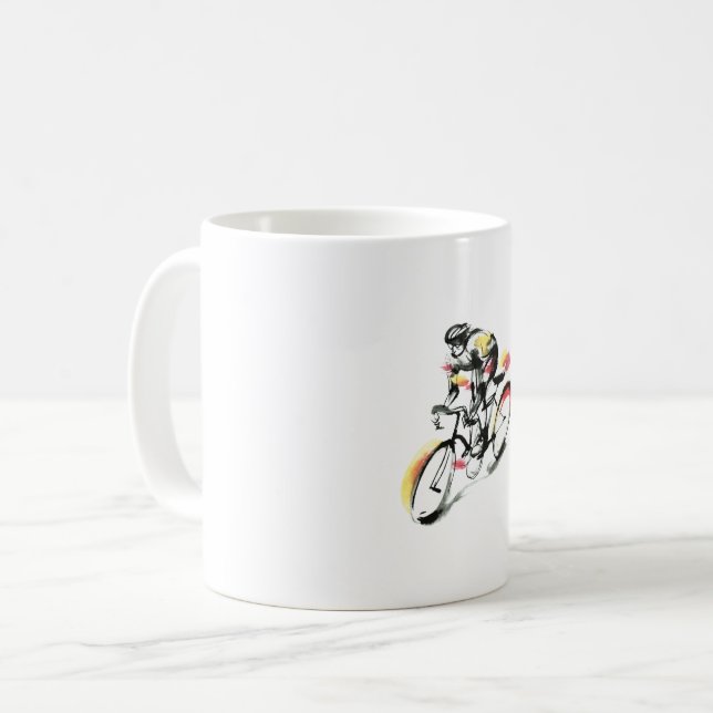 Vägcykel Kaffemugg (Framsida vänster)