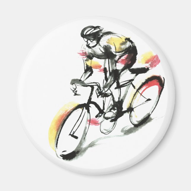 Vägcykel Magnet (Framsidan)