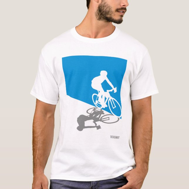 Vägcykel som cyklar T-skjortan T-shirt (Framsida)