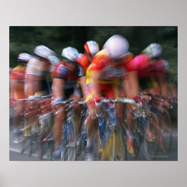 Vägcykelns tävla poster (Framsidan)