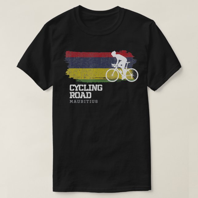 Vägcykling Mauritius Road Bike Speed Bicycle roo T Shirt (Design framsida)