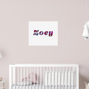Vågdesign för zoey-Funky Poster