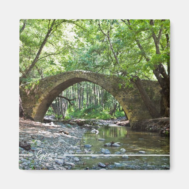 Vägefos medeltida bro på Cypern, magnet (Framsidan)