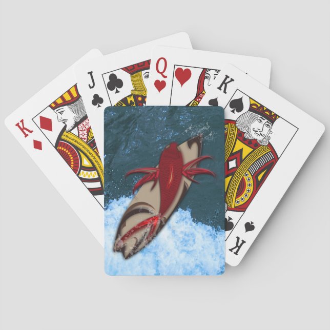 Vågen är hög kortlek (Baksidan)