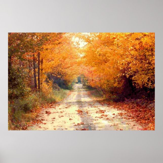 Vägen är mindre resande poster (Framsidan)