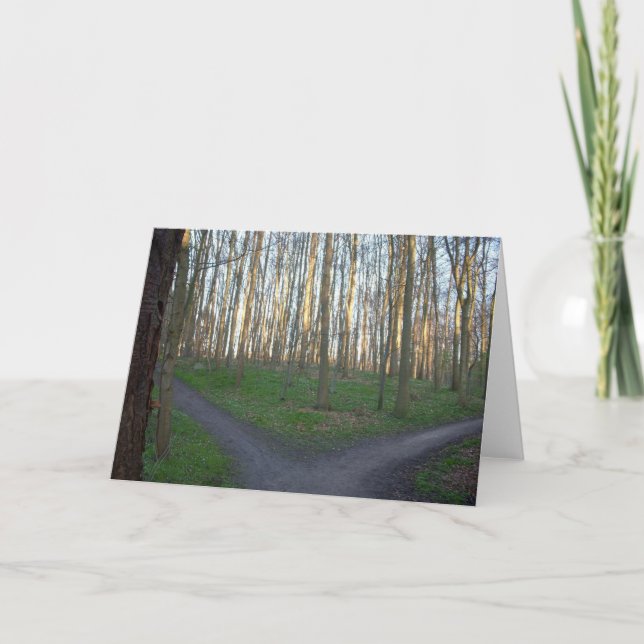 Vägen avviker - val kort (Framsida)