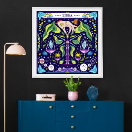Vågen: “Balanced Beauty” Stjärntecken Poster