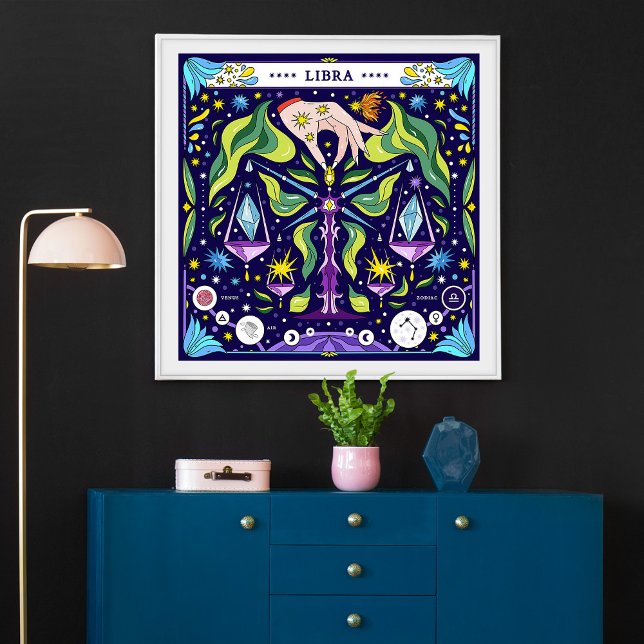 Vågen: “Balanced Beauty” Stjärntecken Poster (Skapare uppladdad)