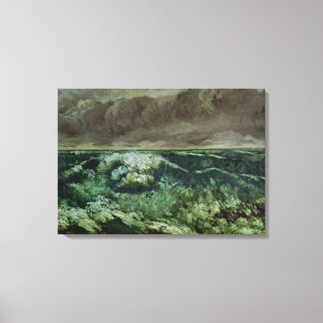 Vågen, efter 1870 canvastryck (Framsida)