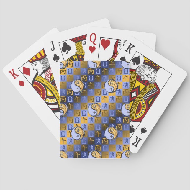 Vågen & Eldhästen Casinokort (Baksidan)
